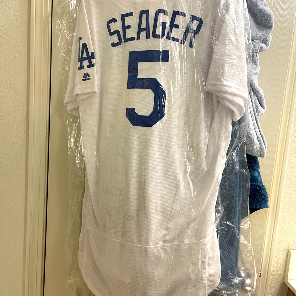 Corey Seager Autographed Jersey
